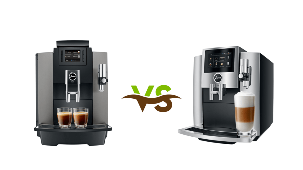 Comparison between Jura S8 and Jura WE8 automatic coffee machine